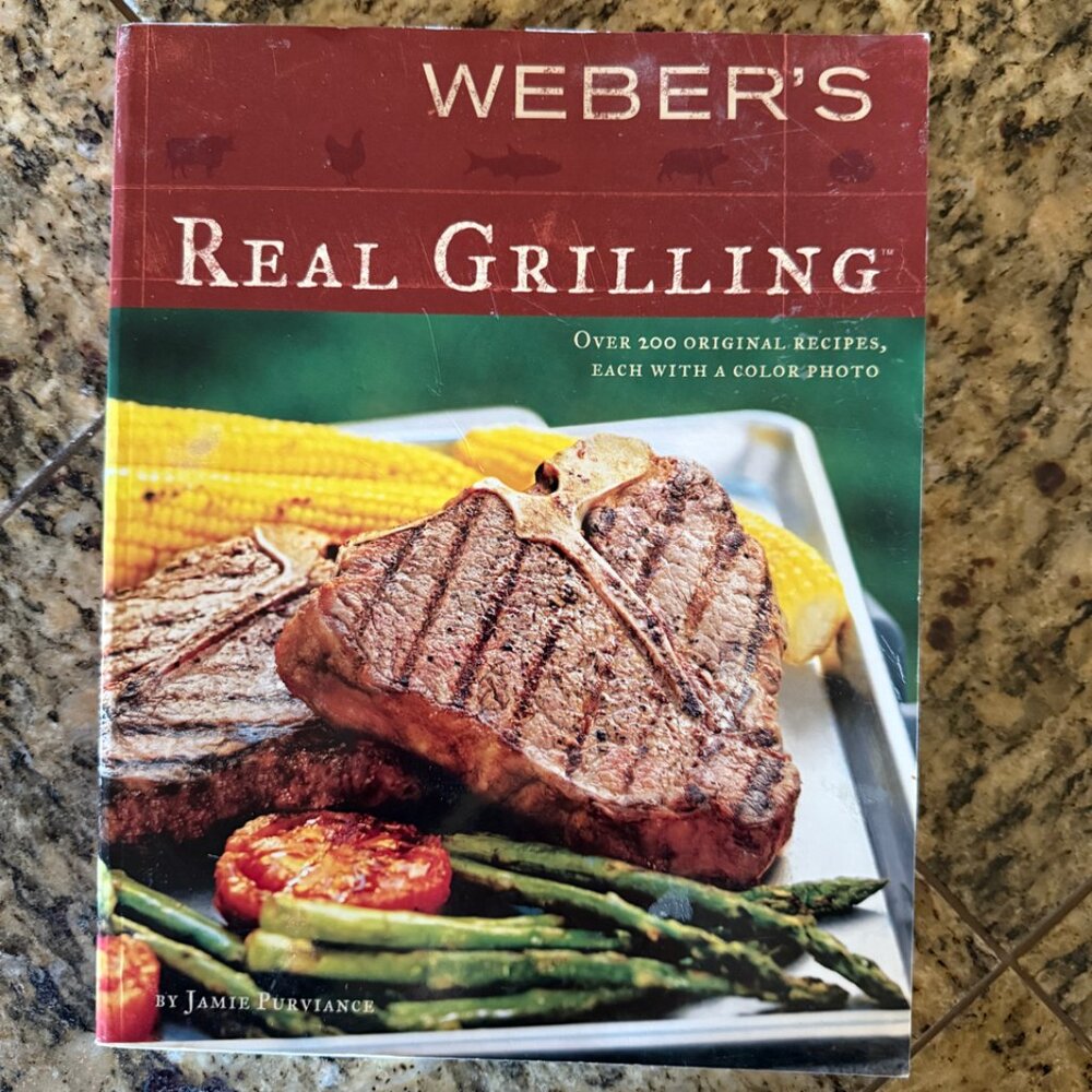 Weber Real Grilling Cookbook w/ beautiful illustrations!